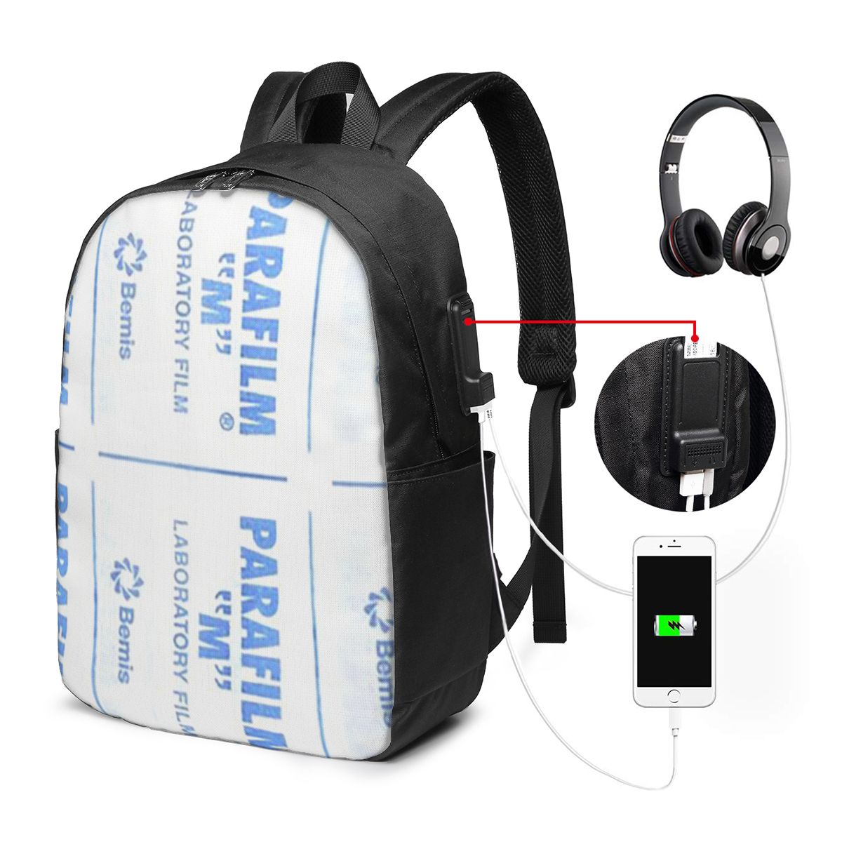 Womens Backpack - Parafilm Adalah Tas Ransel Penyelamat, Tas