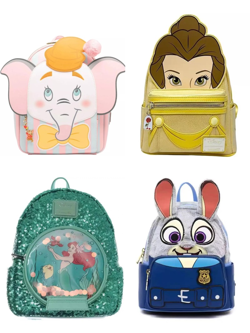 Mini Backpack Women - Tas Ransel Mini Kulit Imitasi Pink