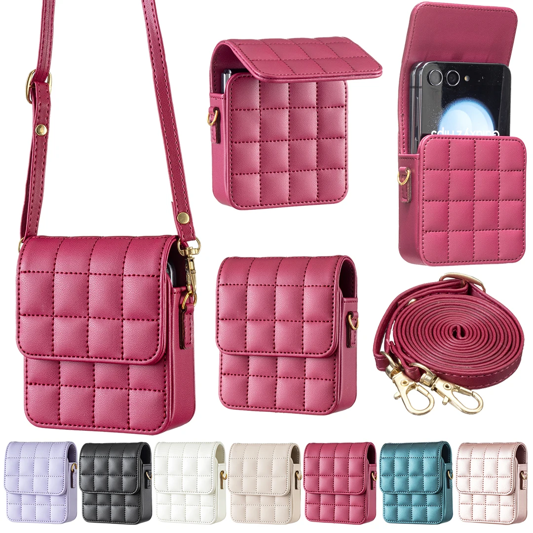 Phone Bag Crossbody - Tas Ponsel Kulit Tali Selempang untuk