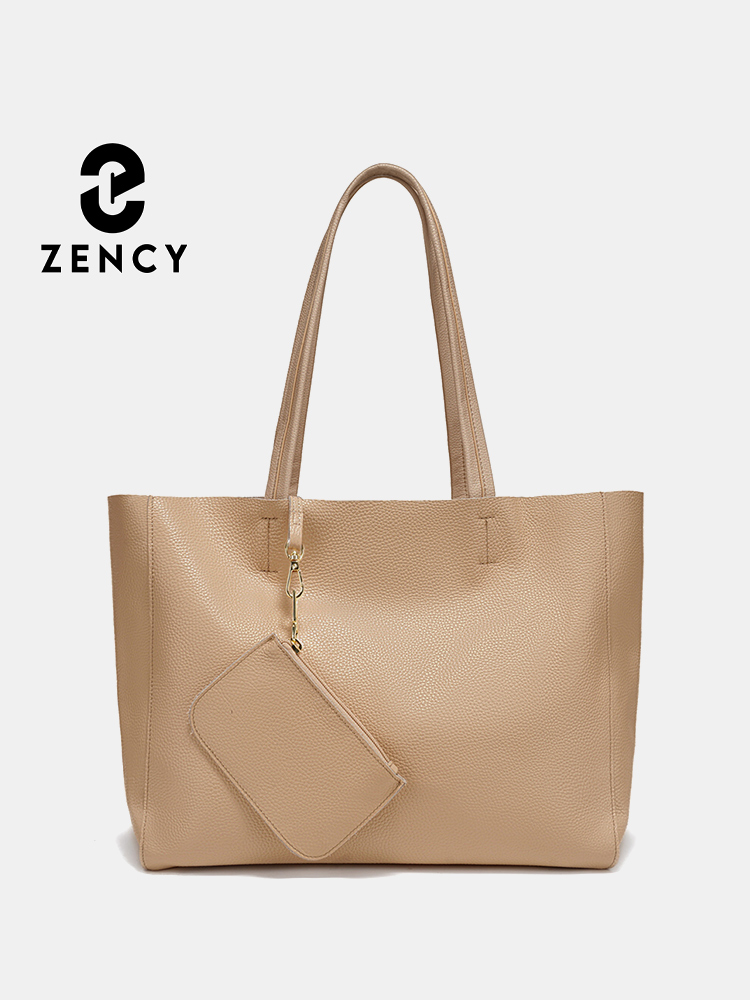 Women'S Work Bags Tote - Tas Tote Besar Kulit Asli Zency,