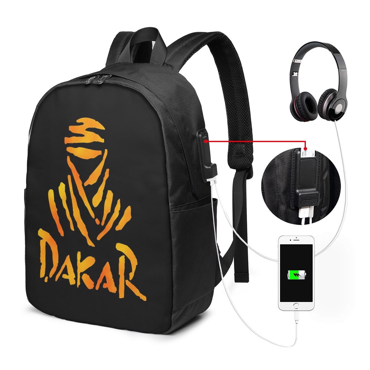 Womens Backpack - Dakar Rally Tas Ransel Motor Tas