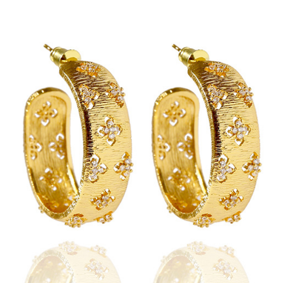 Women Bags Dubai - Zlxgirl anting-anting kancing bermerek Dubai warna
