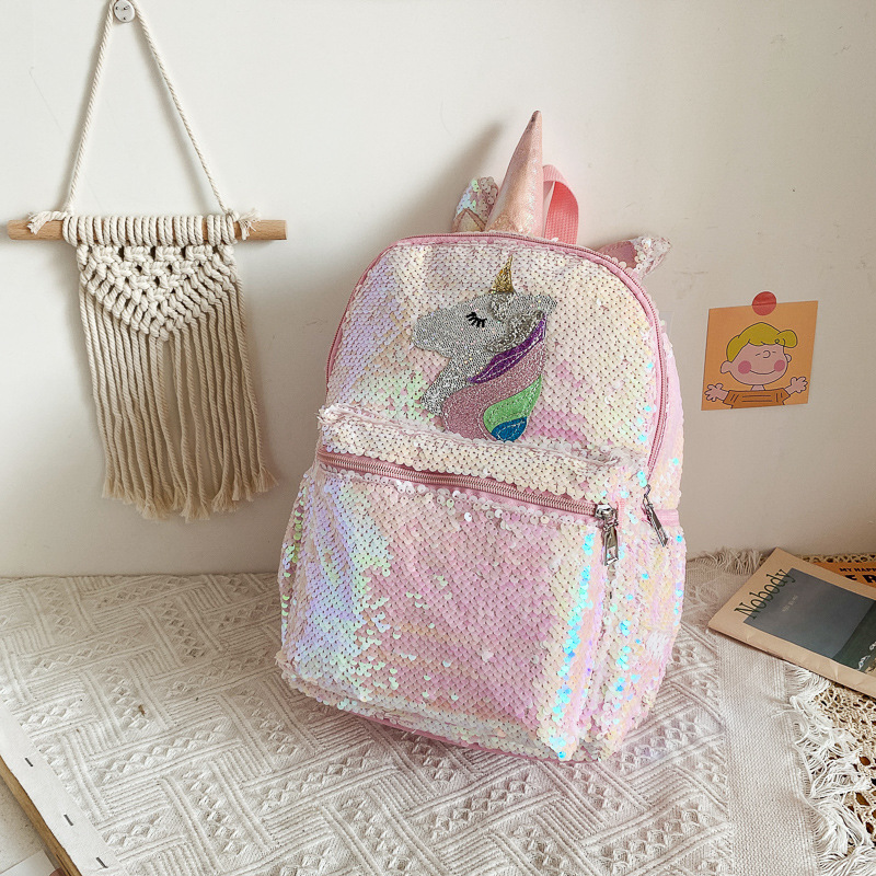 Tas Ransel Unicorn Payet Pink  - Mini Backpack Women ulasan dan harga