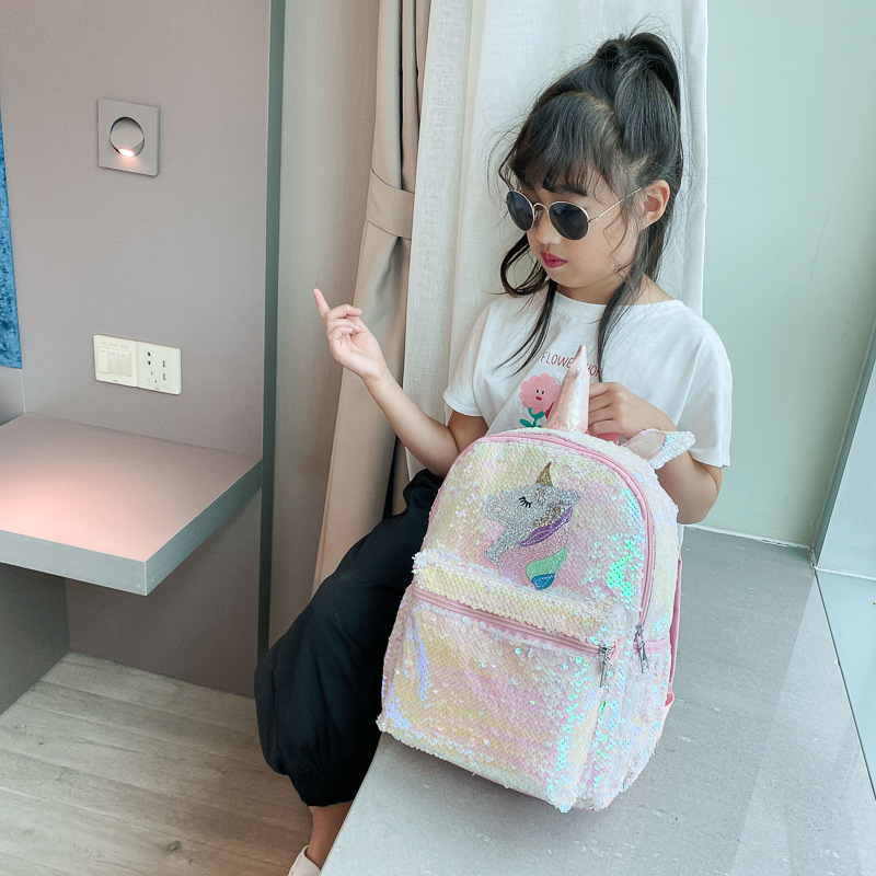 Tas Ransel Unicorn Payet Pink  - Mini Backpack Women ulasan dan harga