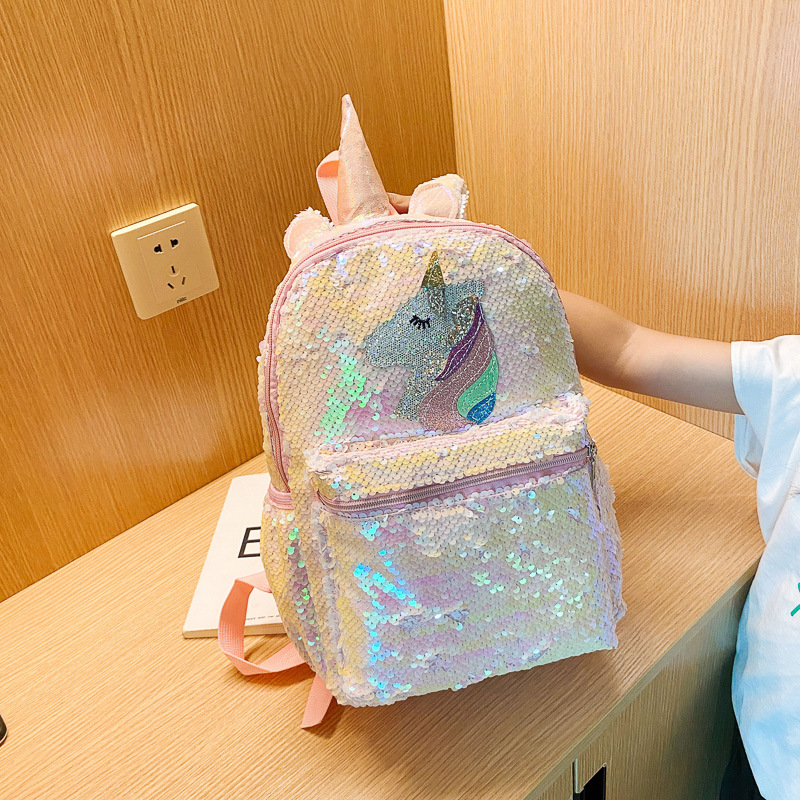 Tas Ransel Unicorn Payet Pink  - Mini Backpack Women ulasan dan harga