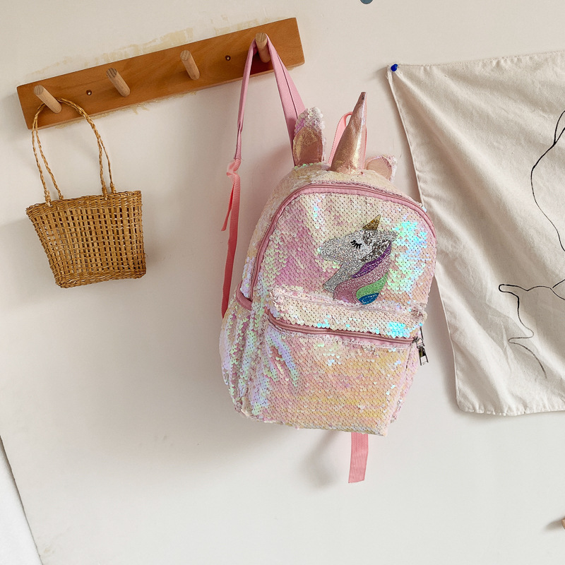 Tas Ransel Unicorn Payet Pink  - Mini Backpack Women ulasan dan harga