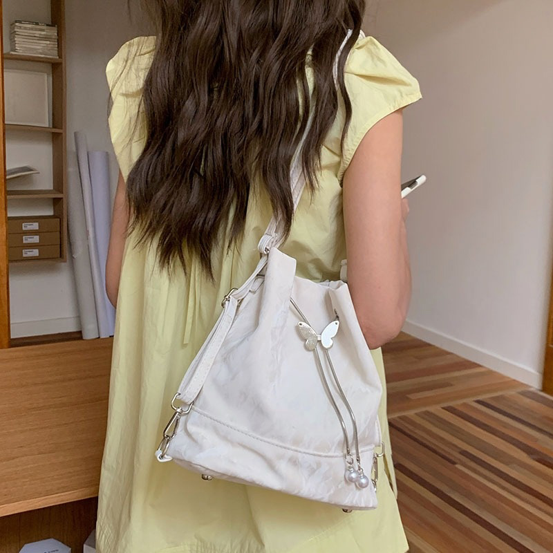 Ransel Serut Kupu-kupu Hijau M - Mini Backpack Women ulasan dan harga