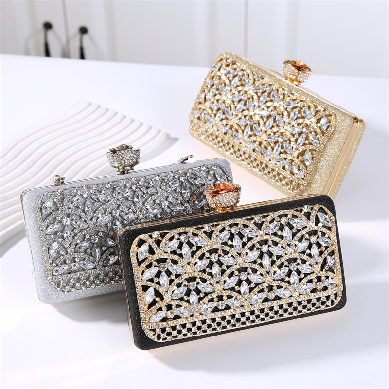 Tas Malam Bingkai Logam Berlia - Women Bags Dubai ulasan dan harga