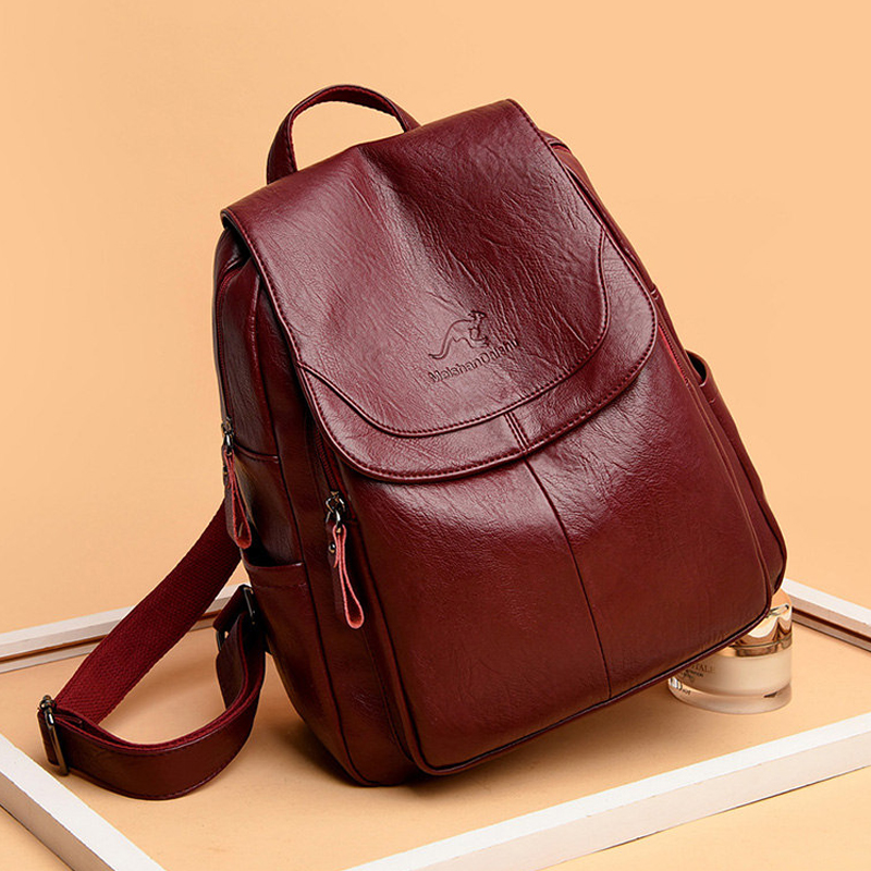 Ransel Kulit Lembut Vintage un - Mini Backpack Women ulasan dan harga