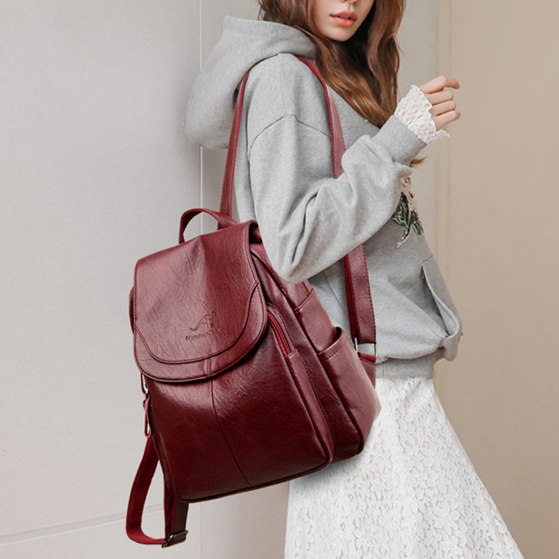 Ransel Kulit Lembut Vintage un - Mini Backpack Women ulasan dan harga
