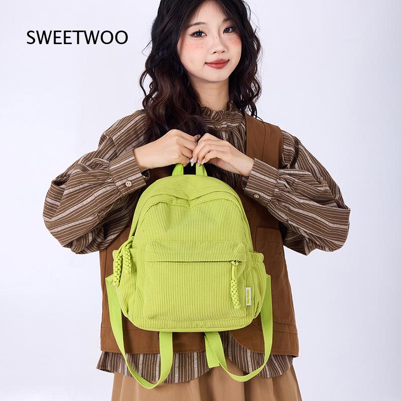 Tas Ransel Mini Korduroi Kunin - Mini Backpack Women ulasan dan harga