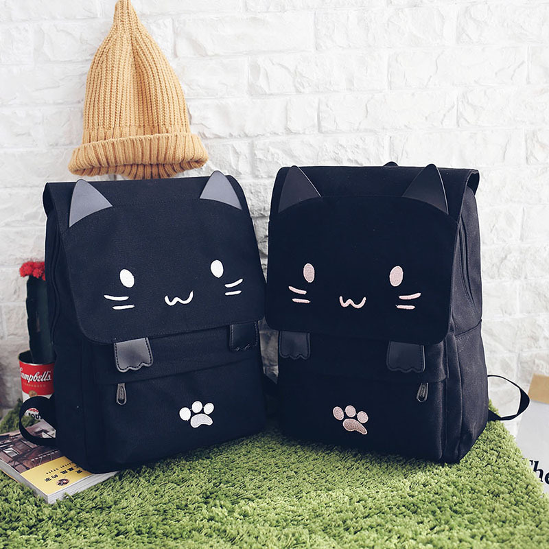 Tas buku kapasitas besar kucin - Mini Backpack Women ulasan dan harga