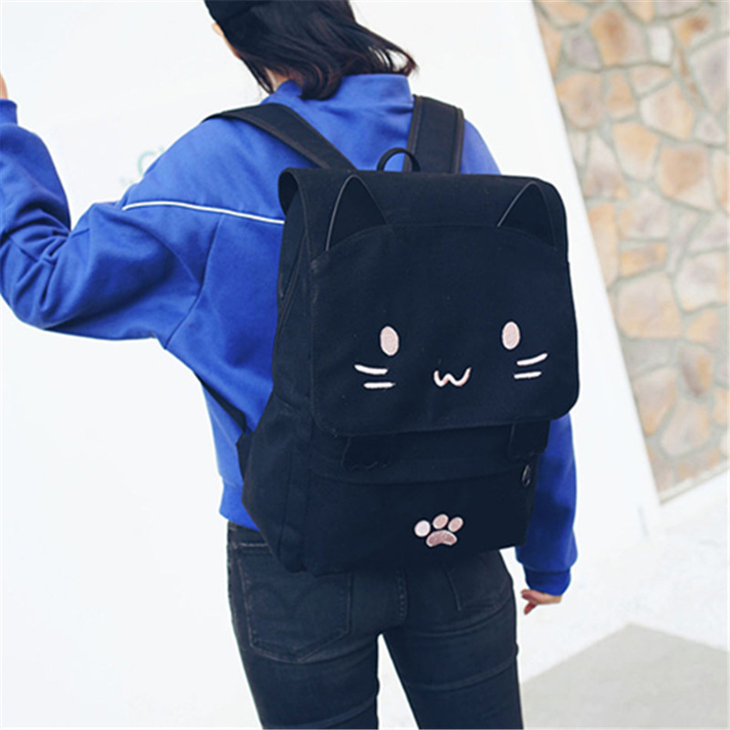 Tas buku kapasitas besar kucin - Mini Backpack Women ulasan dan harga