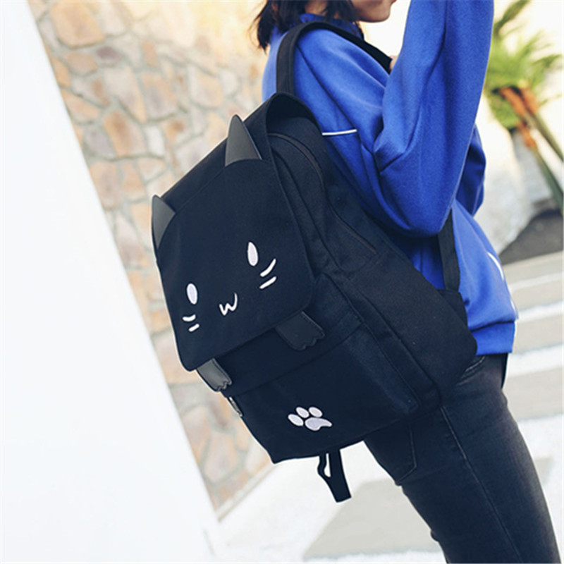 Tas buku kapasitas besar kucin - Mini Backpack Women ulasan dan harga