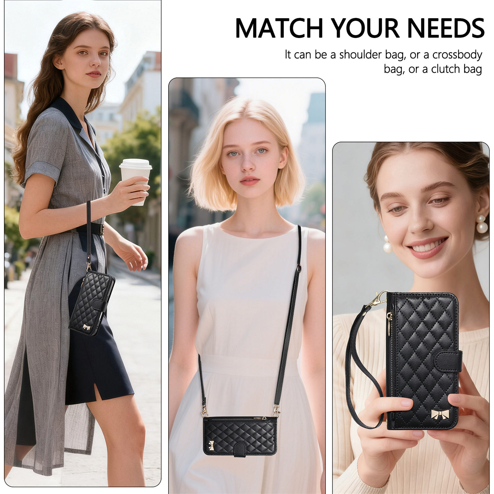 Casing Ponsel Dompet Lipat Kul - Phone Bag Crossbody ulasan dan harga