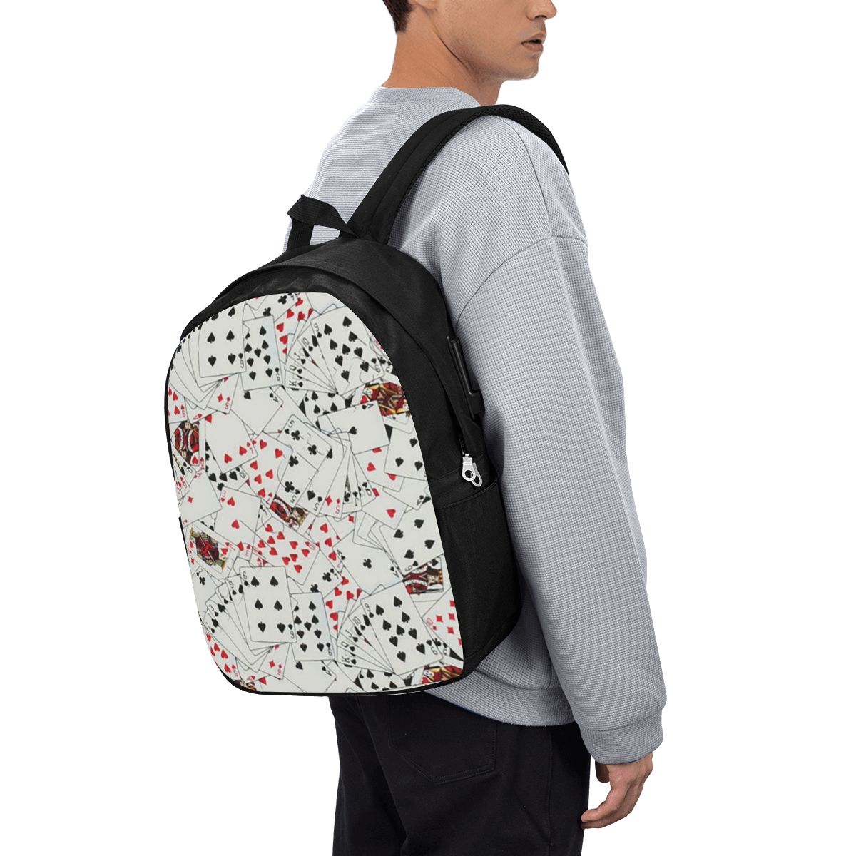 Tas Ransel Motif Kartu Poker,  - Womens Backpack ulasan dan harga