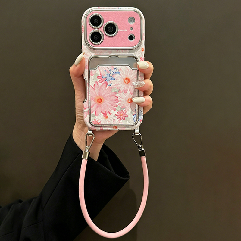 Casing Ponsel Bertekstur Kulit - Phone Bag Crossbody ulasan dan harga
