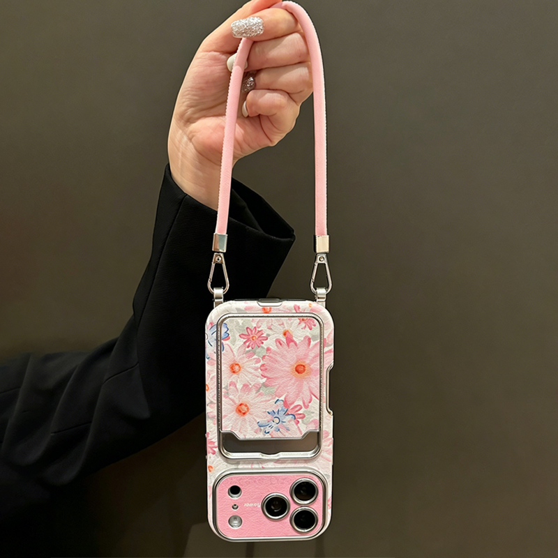 Casing Ponsel Bertekstur Kulit - Phone Bag Crossbody ulasan dan harga
