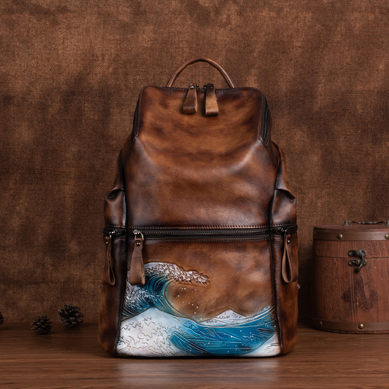 Johnature Ransel Wanita Kulit  - Women Bags Handmade ulasan dan harga