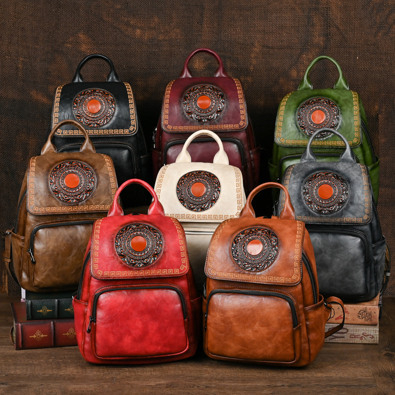 Johnature 2026 Tas Ransel Kuli - Women Bags Handmade ulasan dan harga