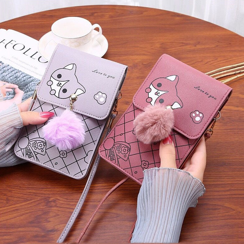 Tas Ponsel Layar Sentuh Pola K - Phone Bag Crossbody ulasan dan harga