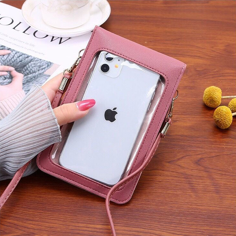 Tas Ponsel Layar Sentuh Pola K - Phone Bag Crossbody ulasan dan harga