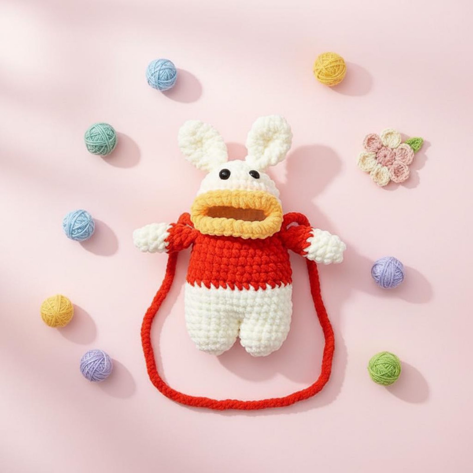 Tas Ponsel Katak Rajut Crochet - Women Bags Handmade ulasan dan harga