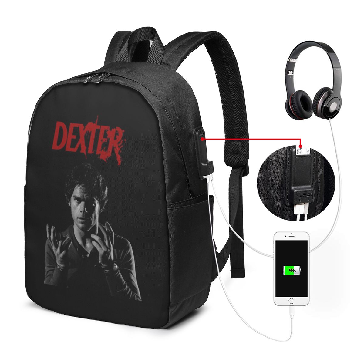 Tas Ransel Film Dexter Morgan  - Womens Backpack ulasan dan harga