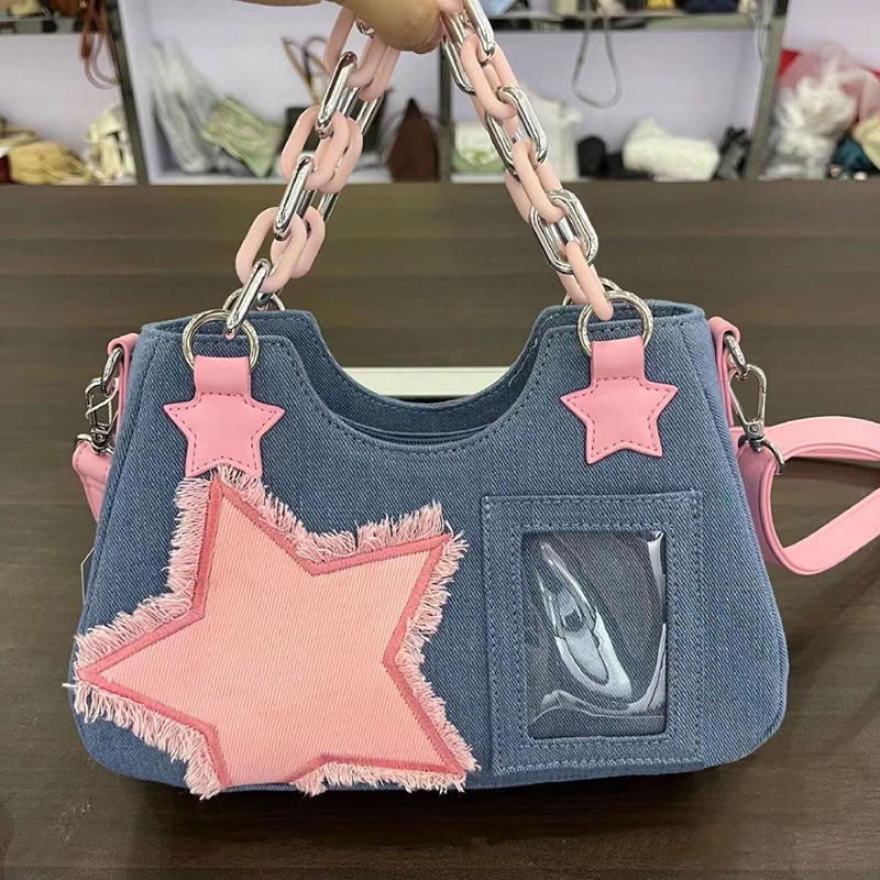Tas Selempang Wanita Denim, Ta - Women'S Tote Bags Designer ulasan dan harga