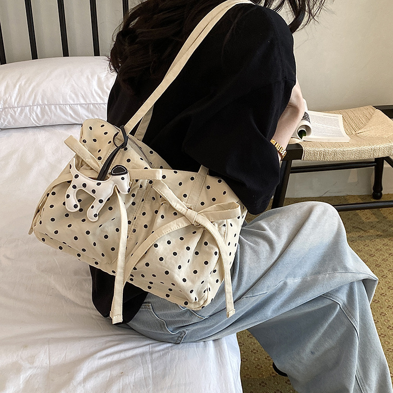 Tas Tote Polkadot Fashion Baru - Women'S Tote Bags Designer ulasan dan harga