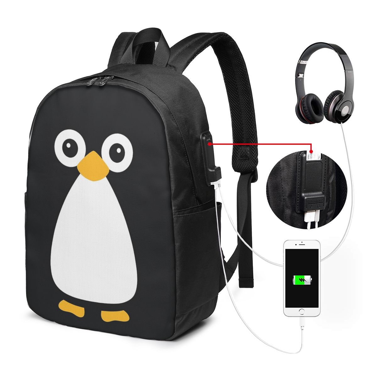 Tas Ransel Penguin Vektor Lucu - Womens Backpack ulasan dan harga