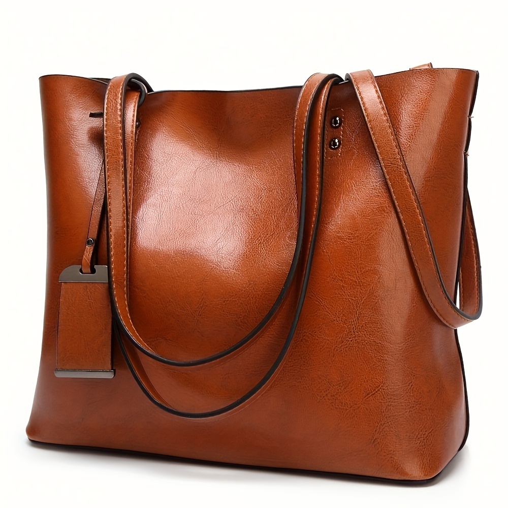 Tas jinjing wanita kulit Retro - Women'S Work Bags Tote ulasan dan harga